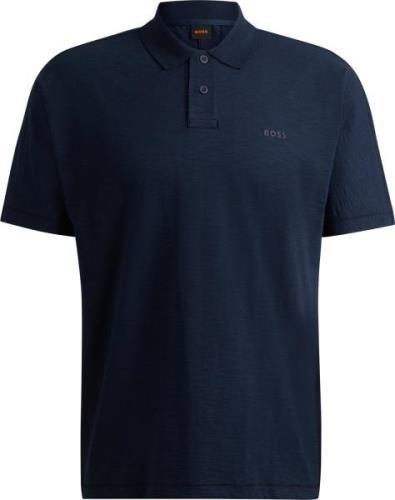 Boss Orange Polo Pedenim Blauw heren