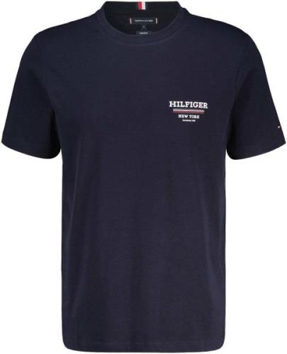 Tommy Hilfiger T-shirt Global Donkerblauw heren