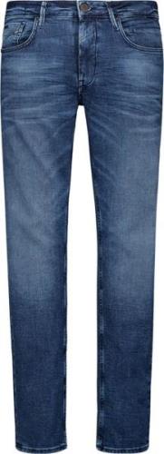 No Excess Jeans 711 Regular Stone Used Blauw heren