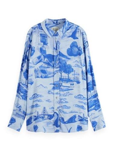 Scotch & Soda Blouse Printed Wit dames