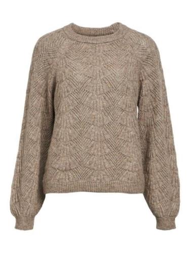 Object Pullover Flora Beige dames