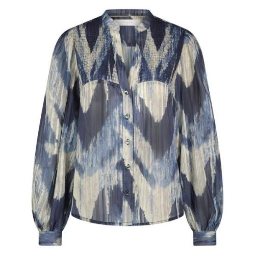 Nukus Blouse Prestonia Blauw dames