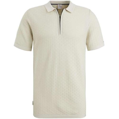 Cast Iron Short sleeve polo cotton modal Grijs heren