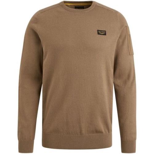 Pme Legend R-neck American classic knit Bruin heren