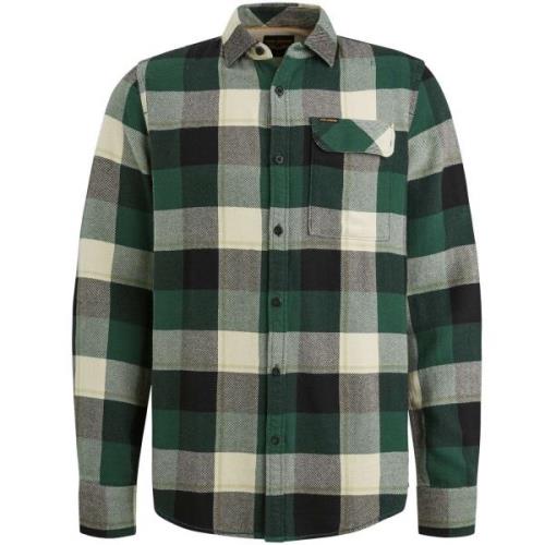 Pme Legend Long Sleeve Shirt Ctn Flanel H. tw Groen heren