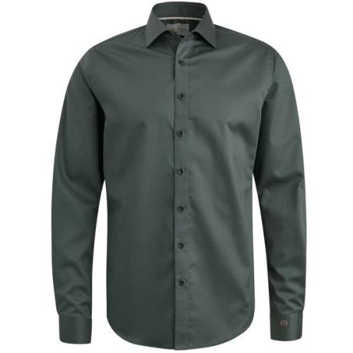 Cast Iron Long Sleeve Shirt Ctn comfort sate Grijs heren