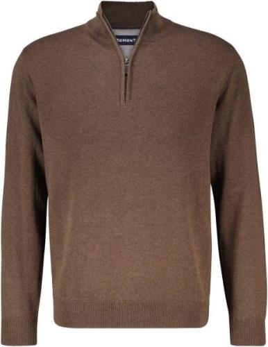 Bomont VW half zip pullover Bruin heren