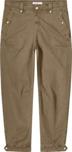 Summum Pantalon Rough Twill Groen dames