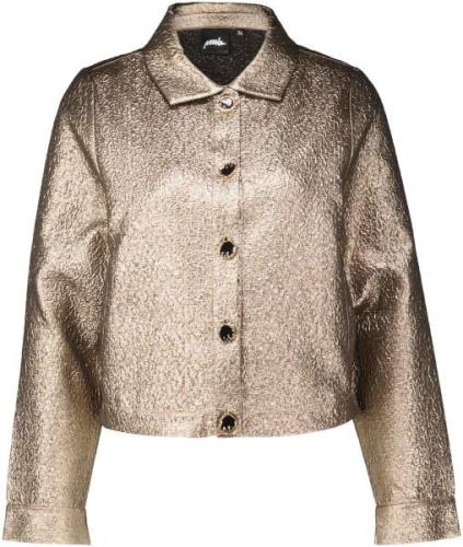 Poools Jacket gold Bruin dames