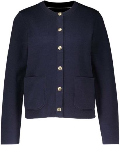 Tommy Hilfiger co jersey stitch reversible cardi Blauw dames