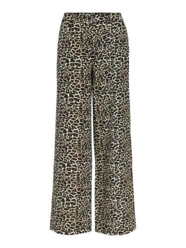 Object Broek Alaba Lisa Print Beige dames