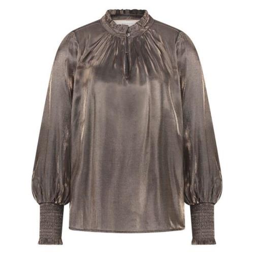 Nukus Blouse Marbella  Bruin dames