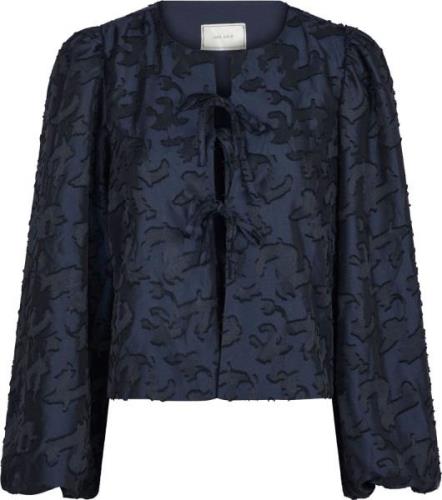 Neo Noir Blouse Daliska Artwork Blauw dames