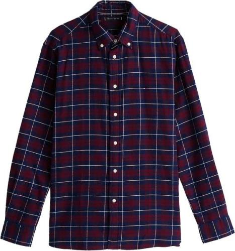 Tommy Hilfiger brushed easy check rf shirt Rood heren