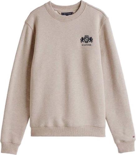 Tommy Hilfiger small crest emrbo sweatshirt Grijs heren