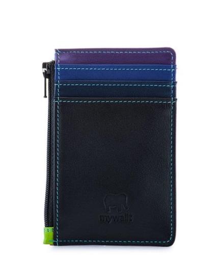 Mywalit Pasjes portemonnees Credit Card Holder w Coin Purse Zwart