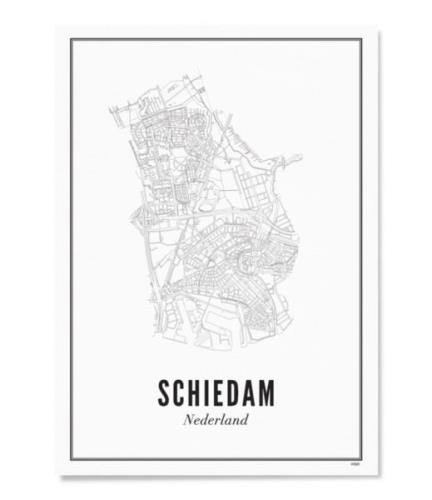 Wijck Decoratieve objecten Schiedam City Wit