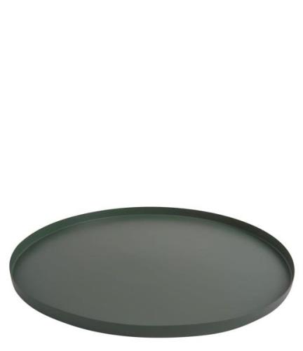 Present Time Decoratieve objecten Tray Round Donkergroen