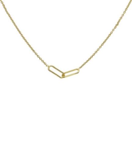 Karma Necklace Double Square Goldplatd