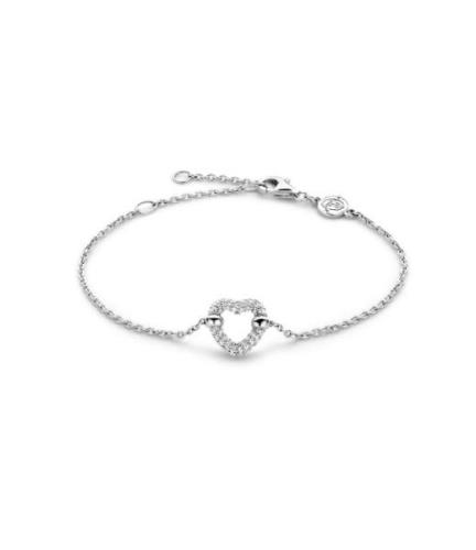 Silver Platinum Plated Bracelet 23017ZI