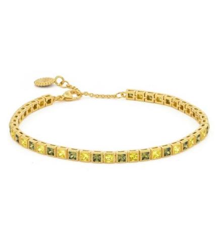 Tennis Bracelet With Colored Stones 22471Y