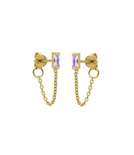 Chain Lavender Goldplated