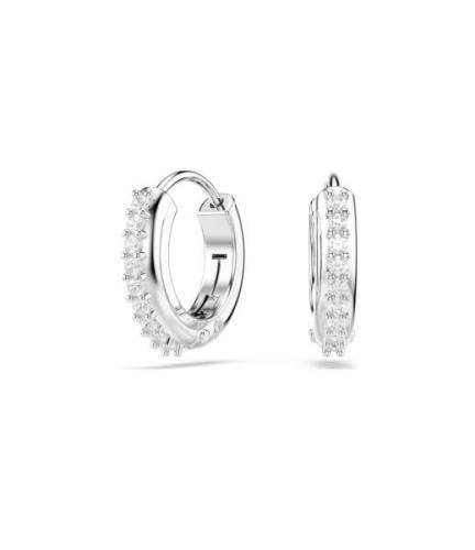 Matrix Hoop Earrings Round Cut