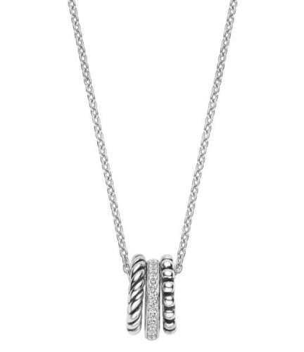 925 Sterling Silver Necklace 34058ZI