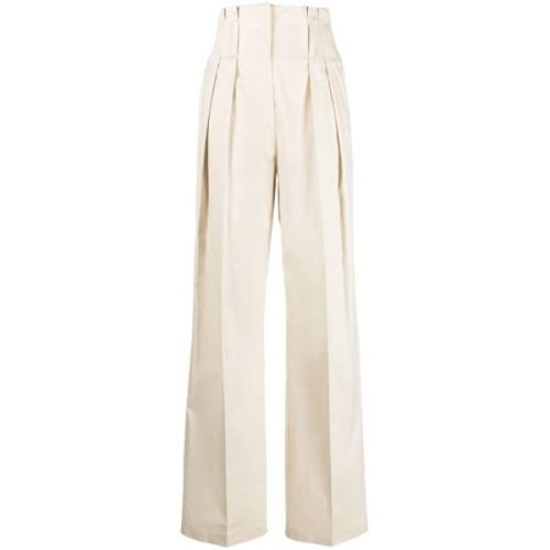 Straight Trousers IRO , Beige , Dames