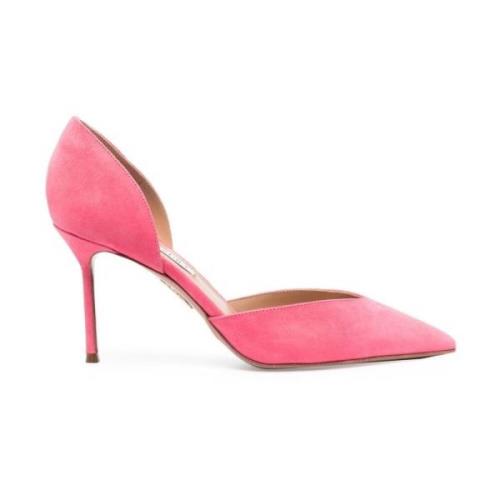 Gehakte Logo Detail Sjaal Aquazzura , Pink , Dames