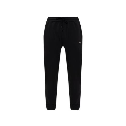 Zwarte biologische joggingbroek Woolrich , Black , Heren