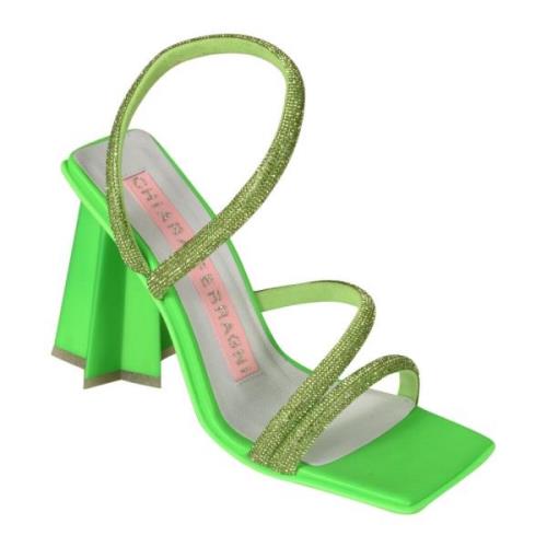 Sandalen met hoge hakken Chiara Ferragni Collection , Green , Dames