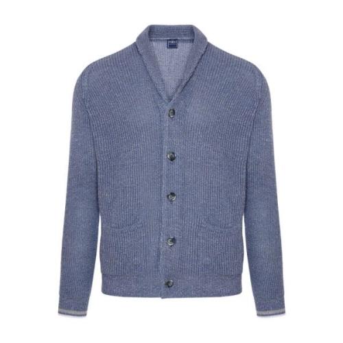 Cardigan Fedeli , Blue , Heren