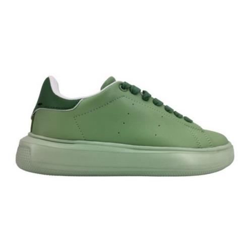 Groene Stoffen Damessneakers Save The Duck , Green , Dames