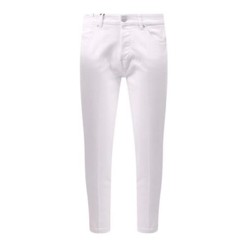 Slim-fit Jeans PT Torino , White , Heren
