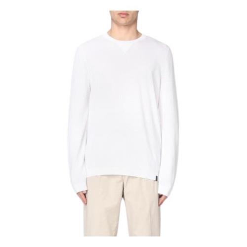 Witte Sweaters Fay , White , Heren