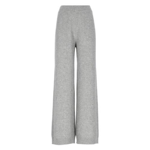 Wide Trousers Fabiana Filippi , Gray , Dames