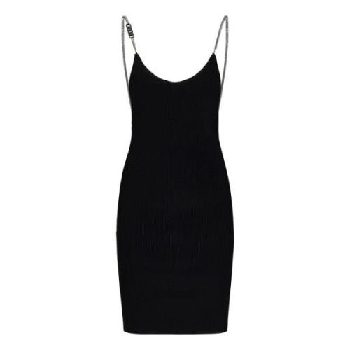 Zwarte jurk voor dames Aw23 Gcds , Black , Dames