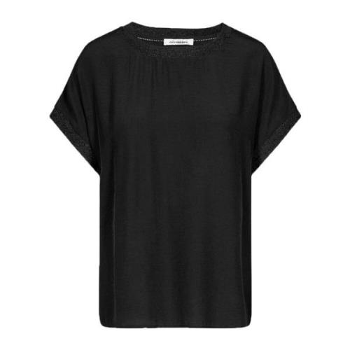 Stijlvol en Comfortabel Blouse - New Norma T-Shirt 75638 Zwart Co'Cout...