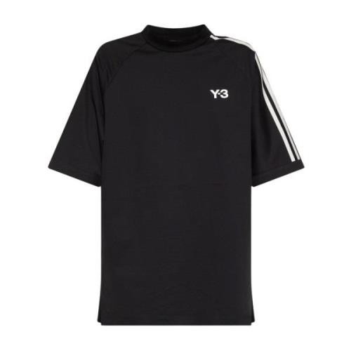 T-shirt met logo Y-3 , Black , Dames