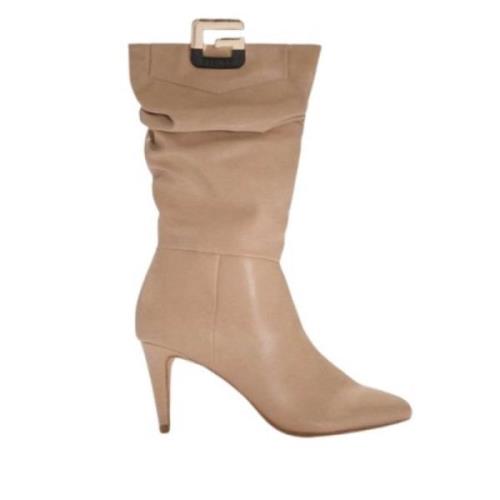 Eco Leren Laars Gaëlle Paris , Beige , Dames