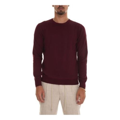 Round-neck pullover Gran Sasso , Red , Heren