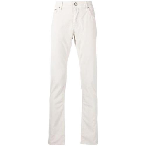 Slim-fit Corduroy Broek Jacob Cohën , White , Heren