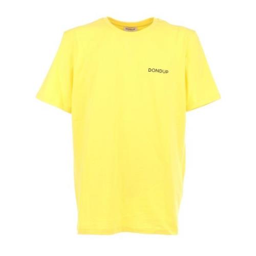 T-shirt Dondup , Yellow , Heren