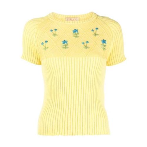T-Shirts Cormio , Yellow , Dames