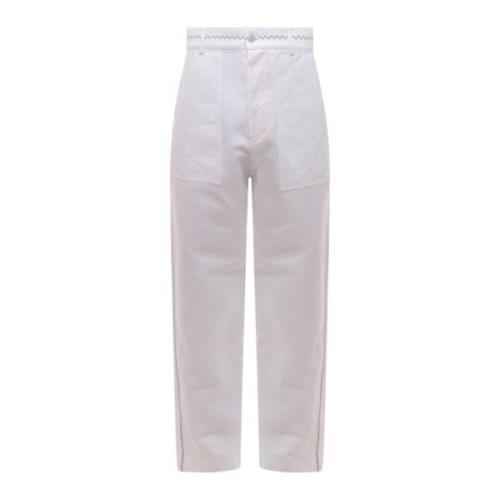 Trousers Nick Fouquet , White , Heren