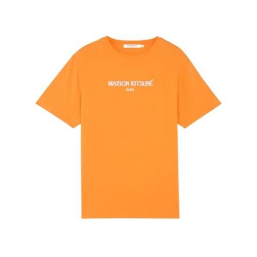 T-Shirts Maison Kitsuné , Orange , Heren