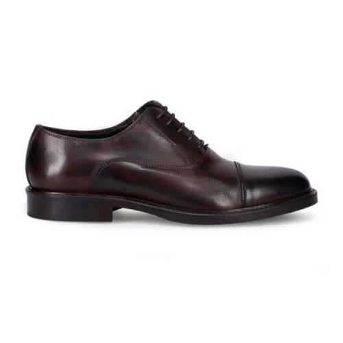 Klassieke Donkerbruine Platte Schoenen Sangiorgio , Brown , Heren