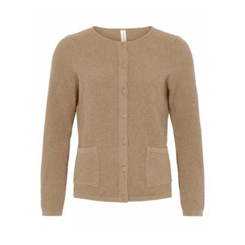 Cardigan Skovhuus , Beige , Dames