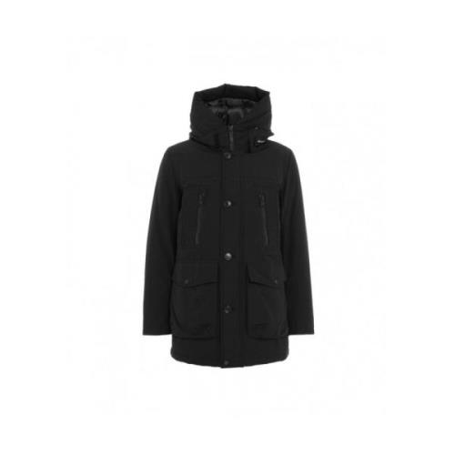 Zwarte Winterjassen Woolrich , Black , Heren